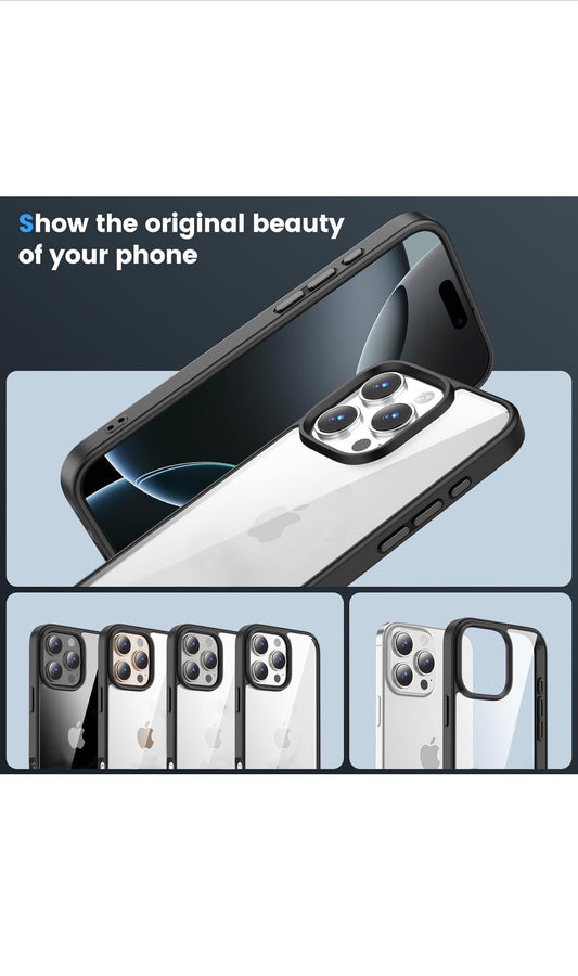 Black Border Clear Case