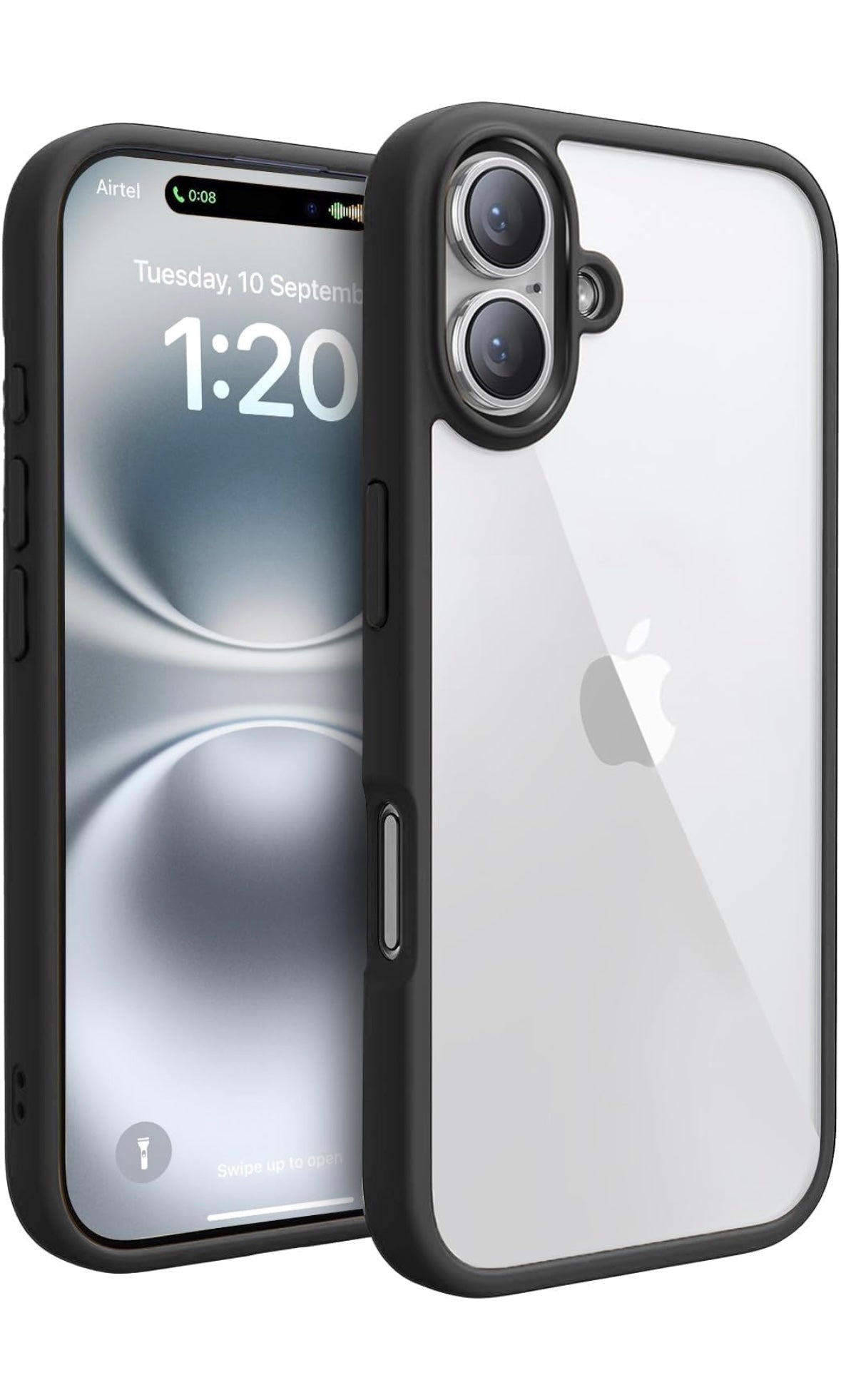 Black Border Clear Case